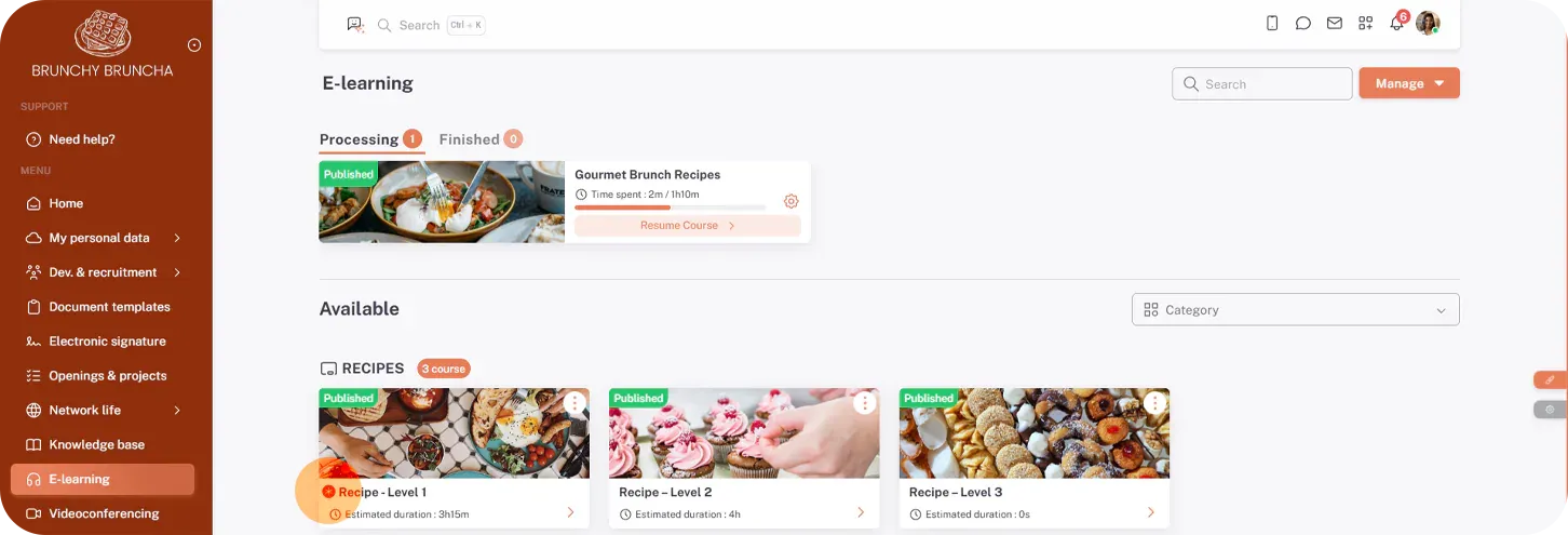 e-learning réseau logiciel LMS formation enseigne parcours formation enseigne