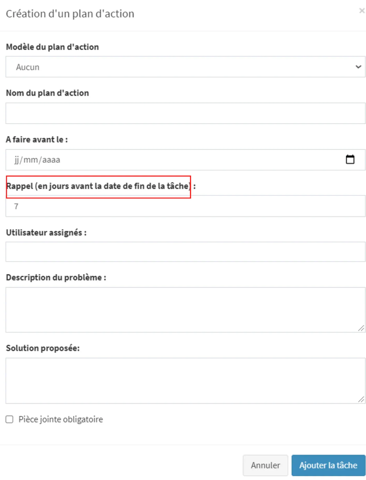 La fonctionnalité évolue