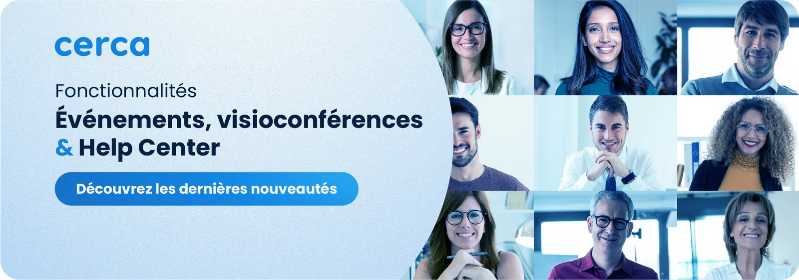 nouvelles fonctionnalités événements visioconférences helpcenter