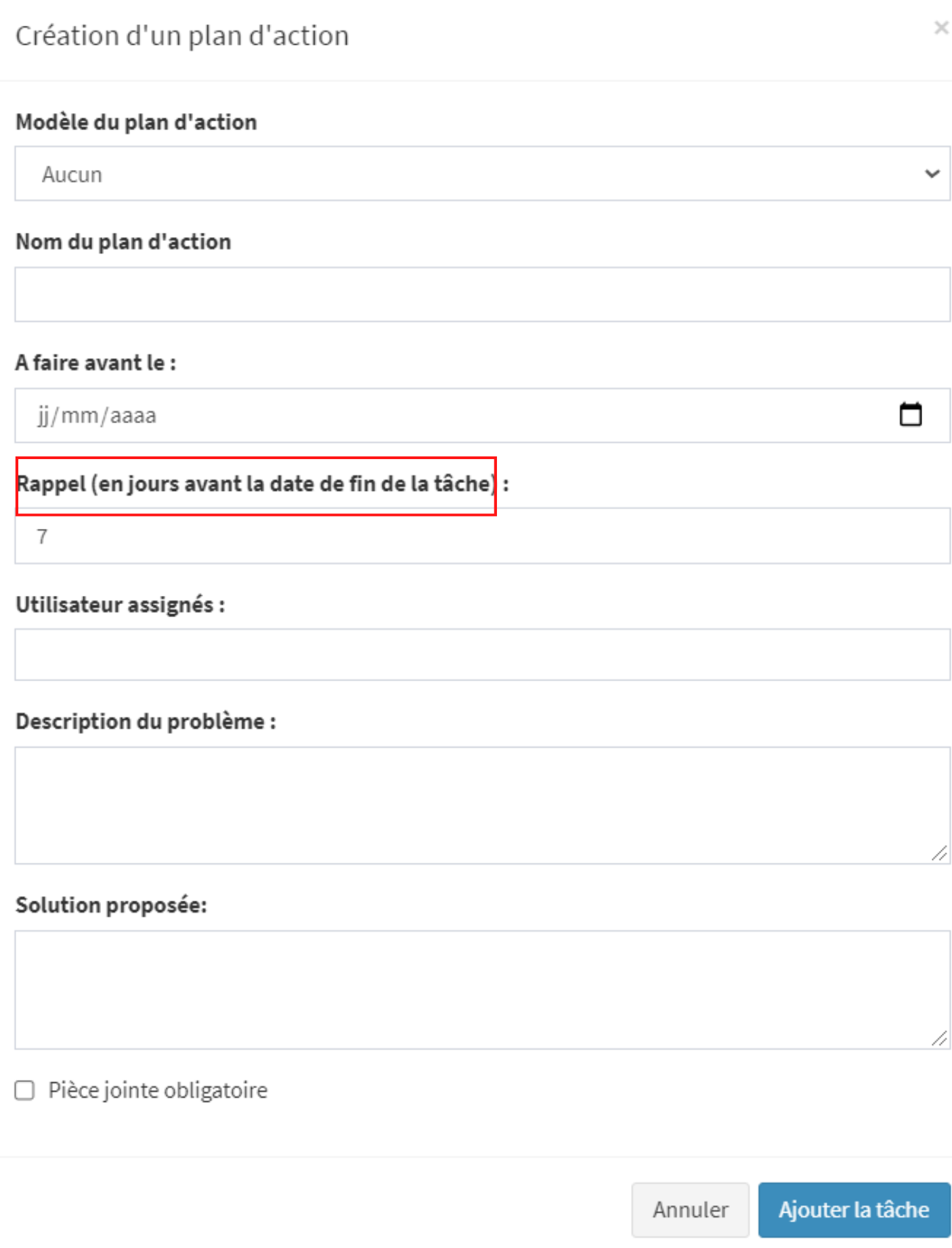 La fonctionnalité évolue