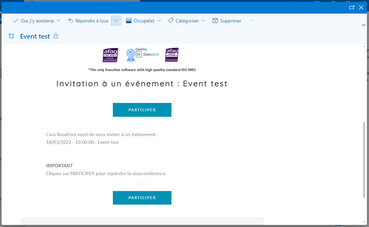 nouvelles fonctionnalités événements visioconférences helpcenter