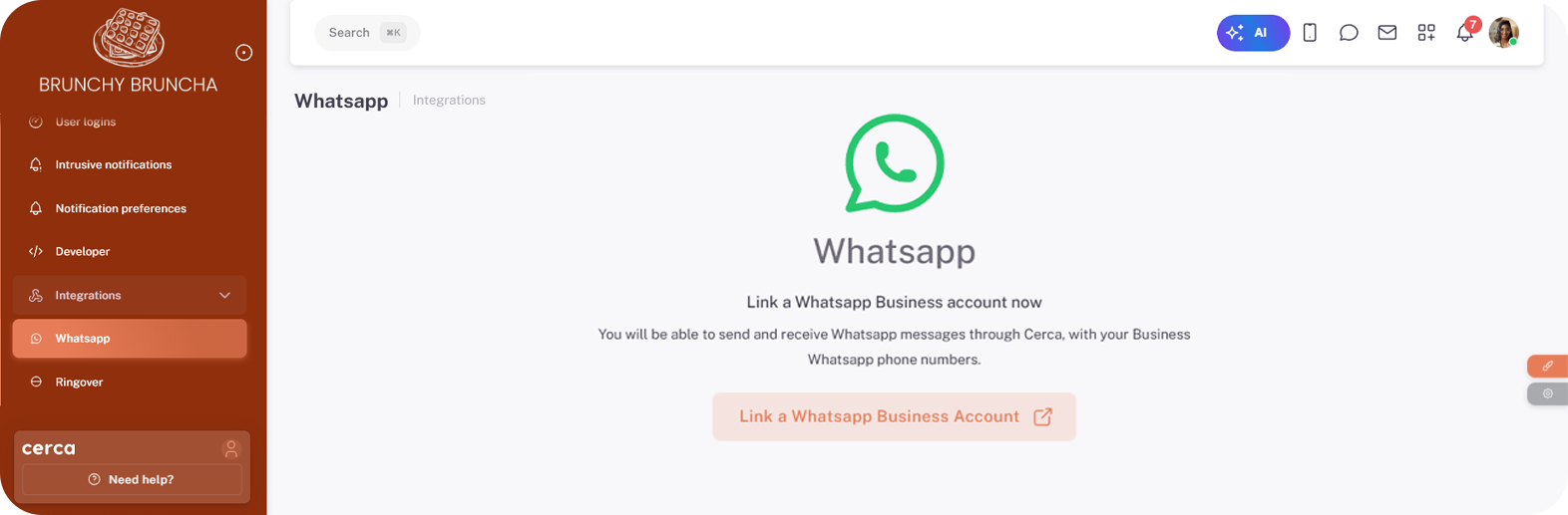 WhatsApp pour le recrutement de candidats à la franchise